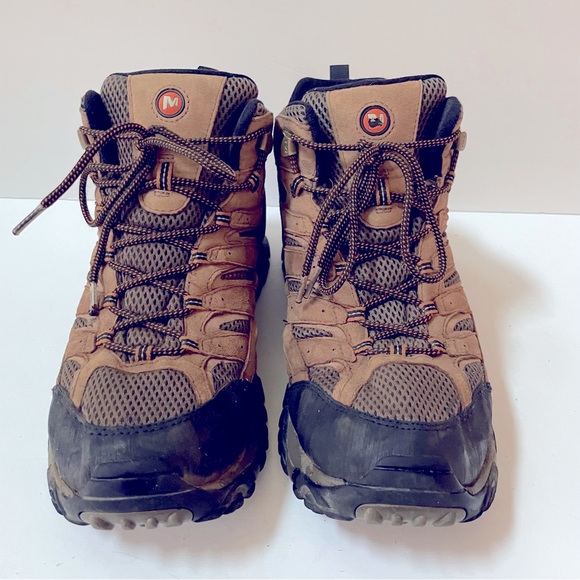 Merrell Men’s Moab 2 Mid Waterproof Boots Size 12W - Picture 3 of 14